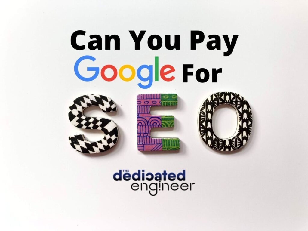can you pay google for seo
